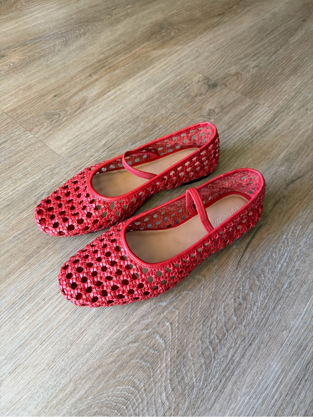 Madewell Greta Woven Mary Jane Flats size 7
